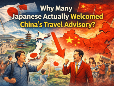 Why Many Japanese Actually Welcomed China’s Travel&nbsp;Advisory?