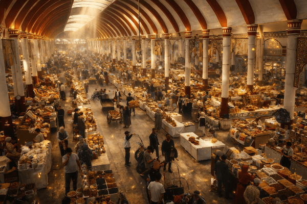 【フジャンド】パンジシャンベバザール徹底ガイド！迷路のようなバザールを大探検！！